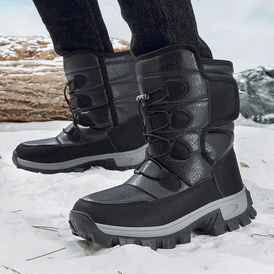 Damen Winterstiefel mit isolierendem Futter und rutschfester Profilsohle EB