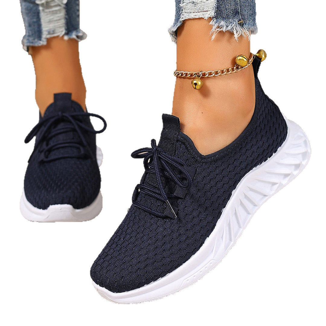 Damen Sportliche Atmungsaktive Sneakers mit flexiblem Sohlenkonzept EB