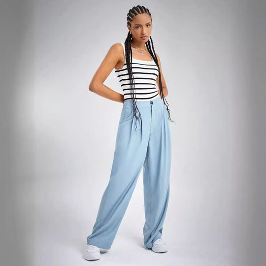 Damen gestreifter Baumwollbody EB