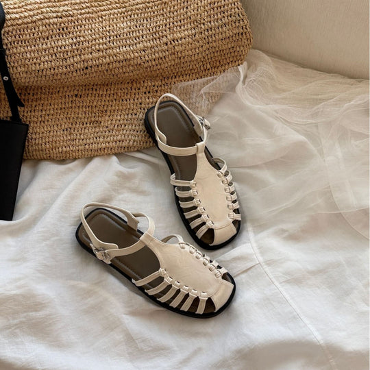 Damen Sandalen mit raffiniertem Riemendesign und komfortablem Fußbett EB