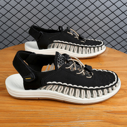 Damen Sportliche Freizeitsandalen mit elastischem Schnellschnürsystem EB