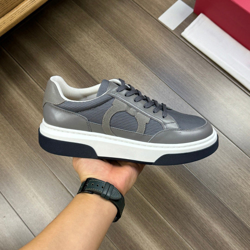 Damen modische Sneakers mit robustem Profil und strapazierfähiger Gummisohle EB