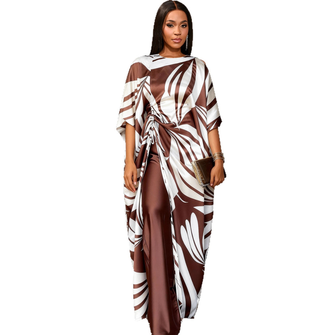 Damen luxuriöser Kaftan mit auffälligem Muster EB