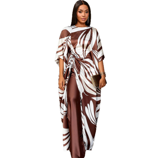 Damen luxuriöser Kaftan mit auffälligem Muster EB