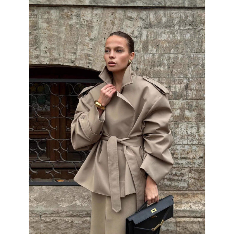 Damen Übergröße Trenchcoat EB