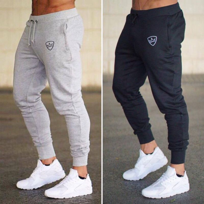 Herren Sweatpants mit schmalem Schnitt und elastischem Bund EB