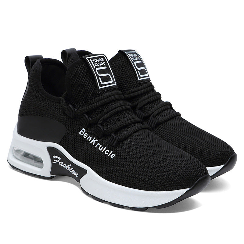 Damen Atmungsaktive Lifestyle-Sneaker mit dämpfender Luftpolstersohle EB