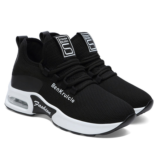 Damen Atmungsaktive Lifestyle-Sneaker mit dämpfender Luftpolstersohle EB