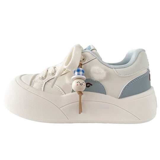 Damen Modische Sneakers mit dekorativen Applikationen und dämpfender Sohle EB