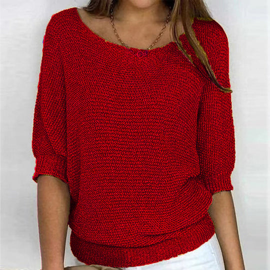 EB | Einfarbiger Pullover