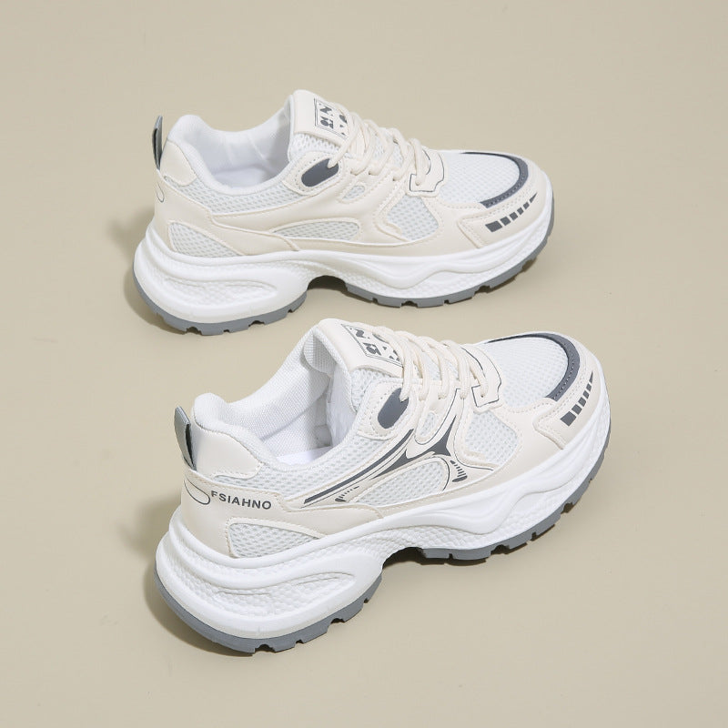 Damen Trend Sneakers mit atmungsaktivem Mesh-Obermaterial und dämpfender Sohle EB
