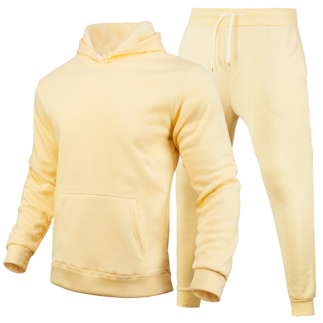 Damen Sportliches Hoodie- und Jogginghose-Set aus hochwertigem Baumwollmix EB