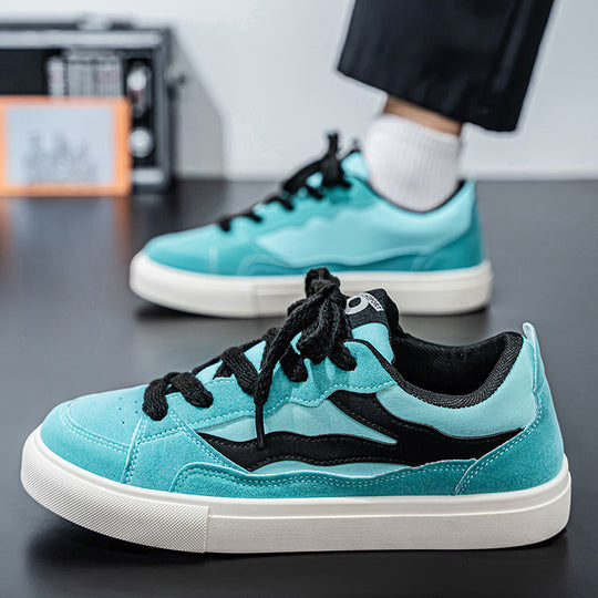 Damen modische Sneakers aus Wildleder mit innovativer Schnürtechnik EB
