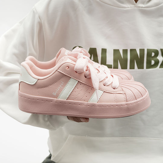 Damen Sneakers mit dicker Profilsohle und gepolstertem Innenfutter EB