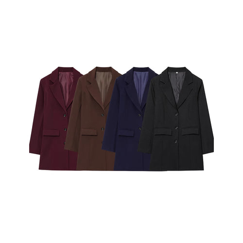 Damen eleganter Blazer mit tailliertem Schnitt EB