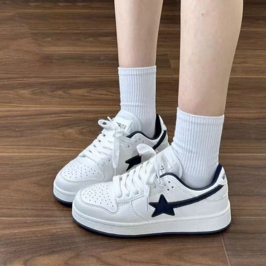 Damen Sportliche Sneakers mit atmungsaktiver Mesh-Oberfläche und griffiger Gummisohle EB