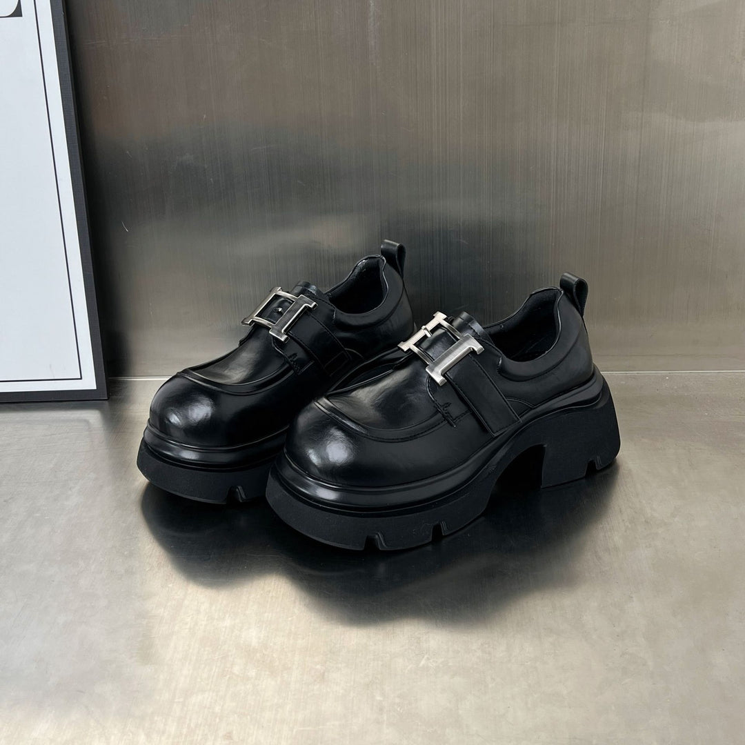 Damen Chunky Clogs mit modischer Schnallenverzierung und rutschfester Sohle EB