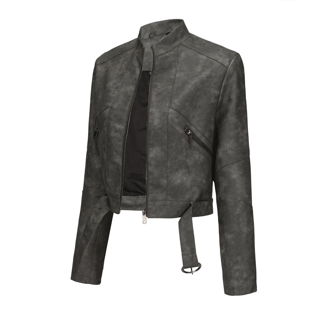 Damen moderne croppedjacke mit stylischem Detail EB