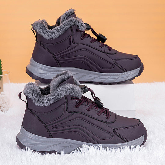 Damen Winterwanderschuhe mit isolierendem Warmfutter und rutschfester Profilsohle EB