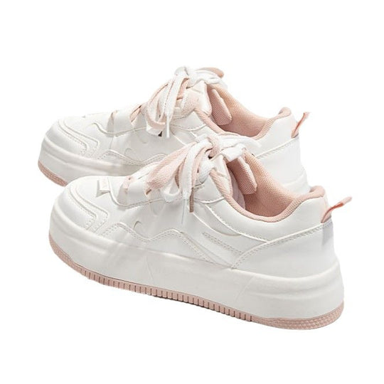 Damen modische Sneakers mit dämpfender Sohle und atmungsaktivem Obermaterial EB
