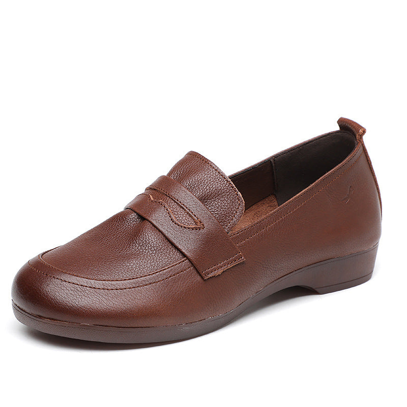 Damen Mokassins mit elastischem Riemen und bequemer Innensohle EB