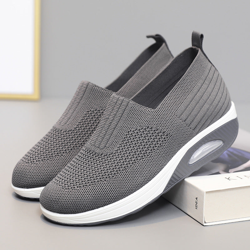 Damen Bequeme und luftige Slip-On Sneaker mit Dämpfungstechnologie EB