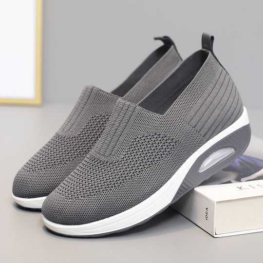 Damen Bequeme und luftige Slip-On Sneaker mit Dämpfungstechnologie EB