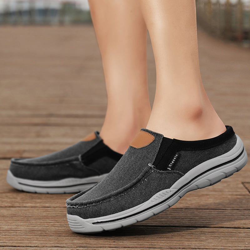 Damen Casual Slip-On Schuhe mit elastischem Einstieg EB