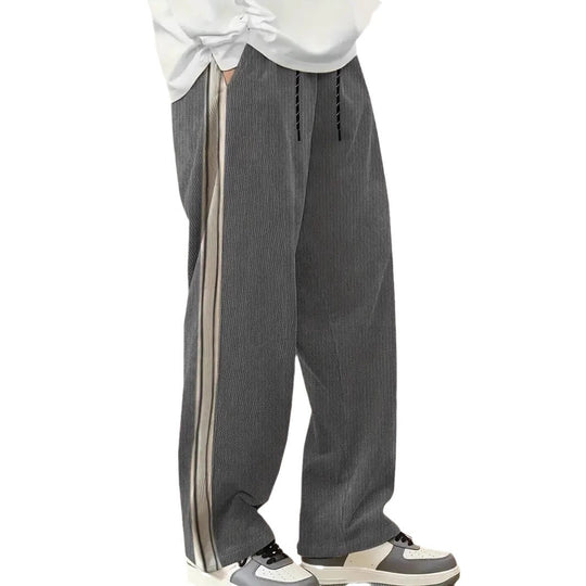 Herren komfortable Freizeithose mit seitlichem Streifen EB