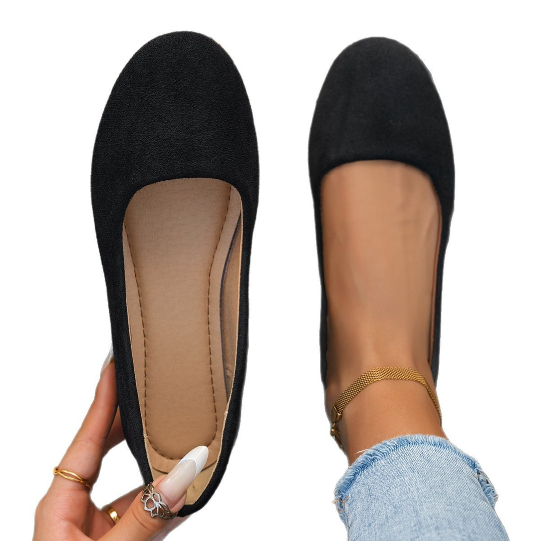 Damen Ballerinas aus weichem Wildleder EB