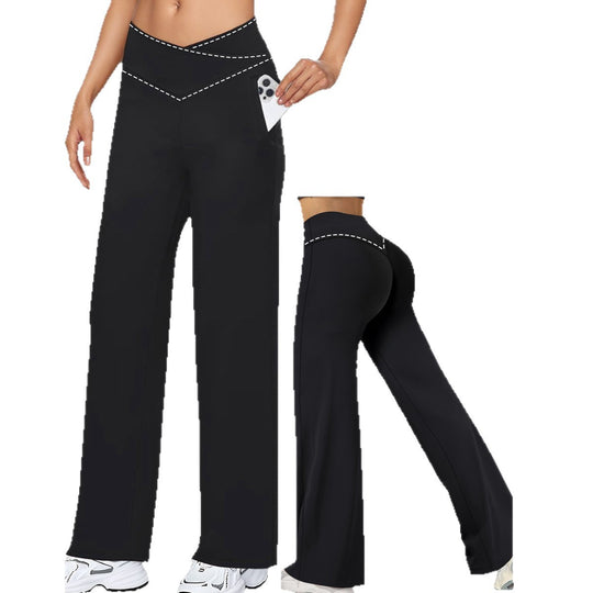 Damen Kompressionshose mit hoher Taille und Tummy Control EB