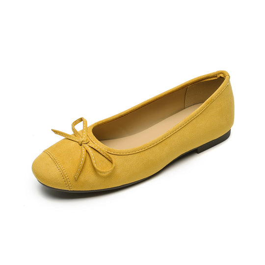Damen Ballerinas mit eleganter Schleifenverzierung und weicher Innenausstattung EB
