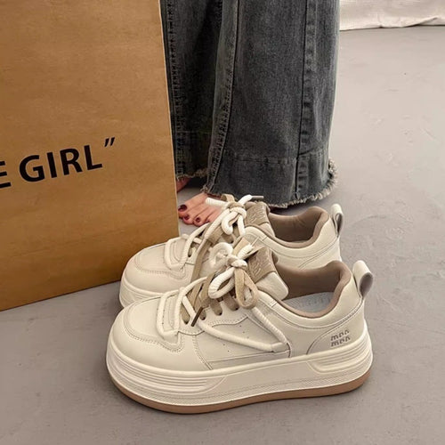 Damen modische Plateau-Sneaker mit innovativem Komfort und atmungsaktiver Sohle EB