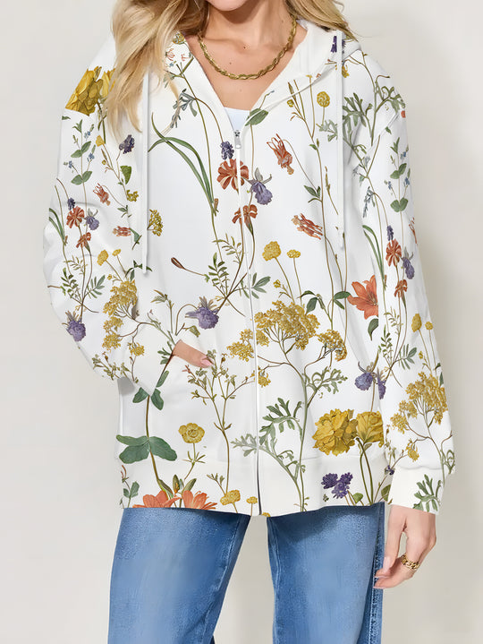 Damen modische Übergangsjacke mit Kapuze EB