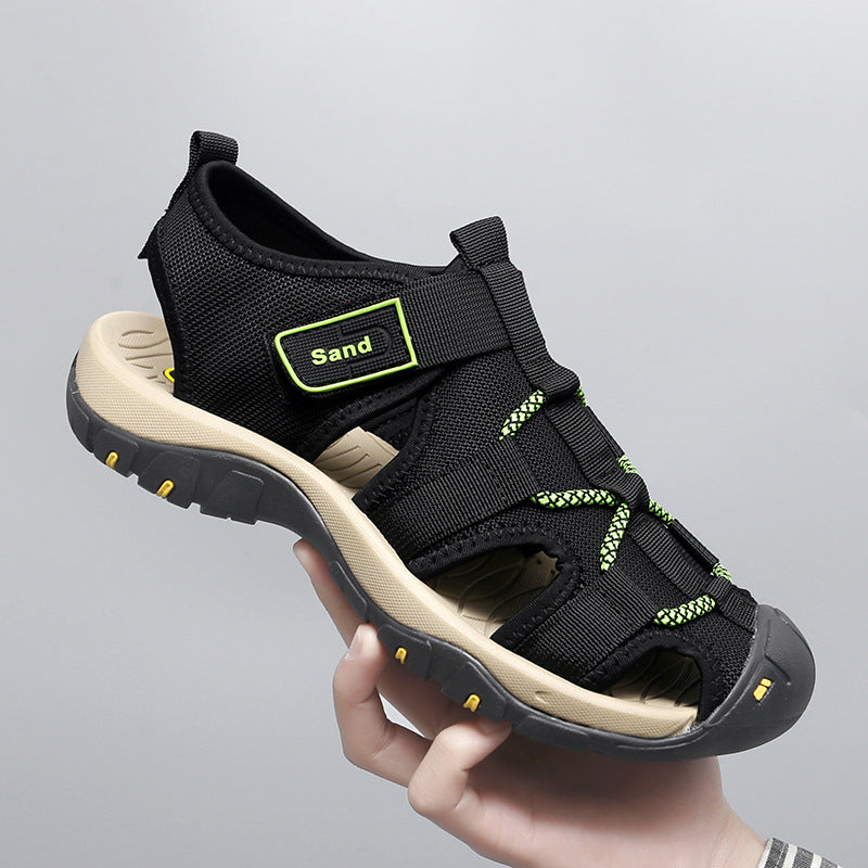Herren Freizeit-Sandalen mit praktischem Klettverschluss und rutschfester Sohle EB