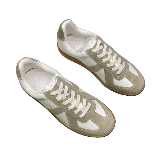 Damen Lässige Sneaker mit oberflächlichem Wildleder und atmungsaktivem Obermaterial EB
