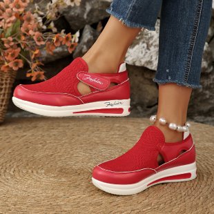 Damen Komfortable Slip-On Sneakers EB