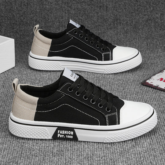 Damen Modische Sneakers mit kombiniertem Obermaterial EB