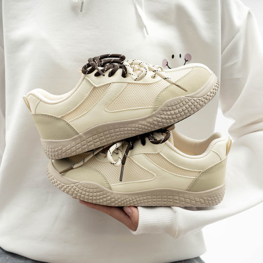 Damen Sportliche Sneakers mit atmungsaktiver Mesh-Oberfläche und flexiblem Dämpfungssystem EB