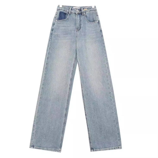 Damen Weite High-Waist Jeans im lässigen Schnitt EB