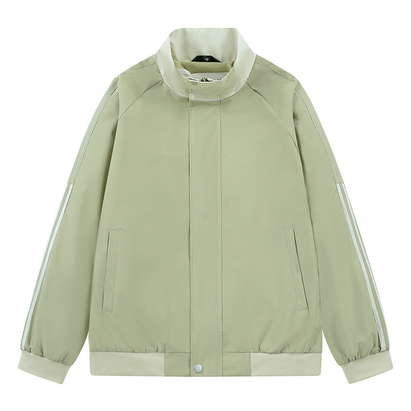Damen sportliche Übergangsjacke mit hohem Kragen und seitlichen Eingrifftaschen EB