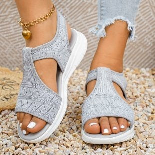Damen Bequeme und atmungsaktive Freizeitsandalen EB