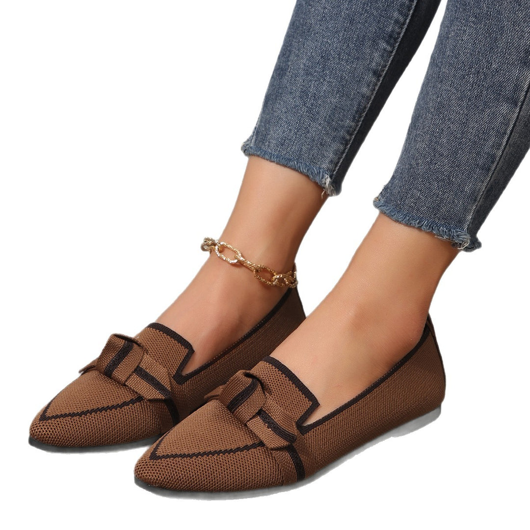 Damen Mokassins mit dekorativem Knoten EB