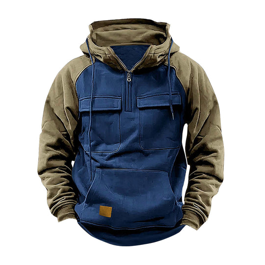 Herren Funktioneller Hoodie mit praktischen Taschen und innovativem Design EB