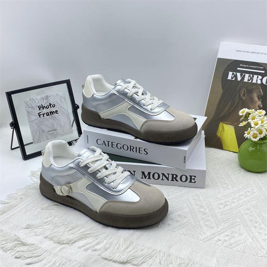 Damen Sportliche Sneaker mit modischem Design und atmungsaktiver Laufsohle EB