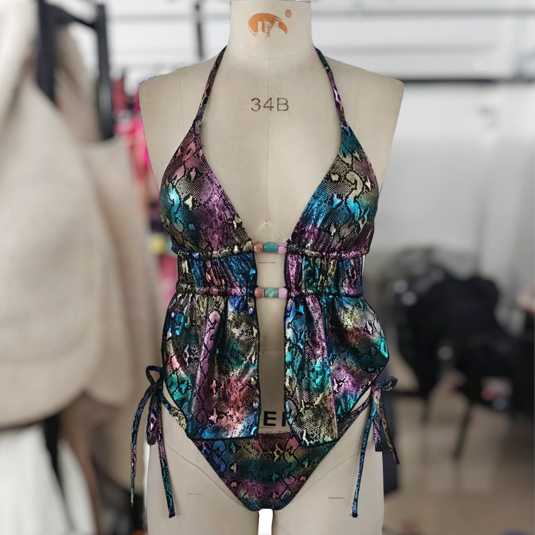 Damen Trendy Badeanzug mit einzigartigem Design EB