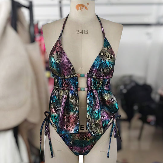 Damen Trendy Badeanzug mit einzigartigem Design EB