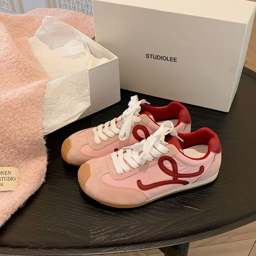 Damen Sneakers mit luxuriösem Wildleder und atmungsaktivem Mesh von EB