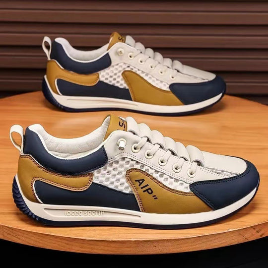 Damen Sportliche Sneakers mit atmungsaktiver Netzstruktur und gepolsterter Innensohle EB