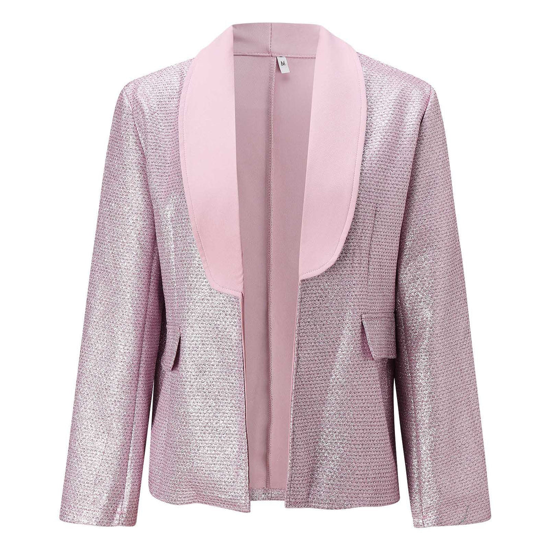 Damen glitzernder Blazer mit luxuriösen Details EB